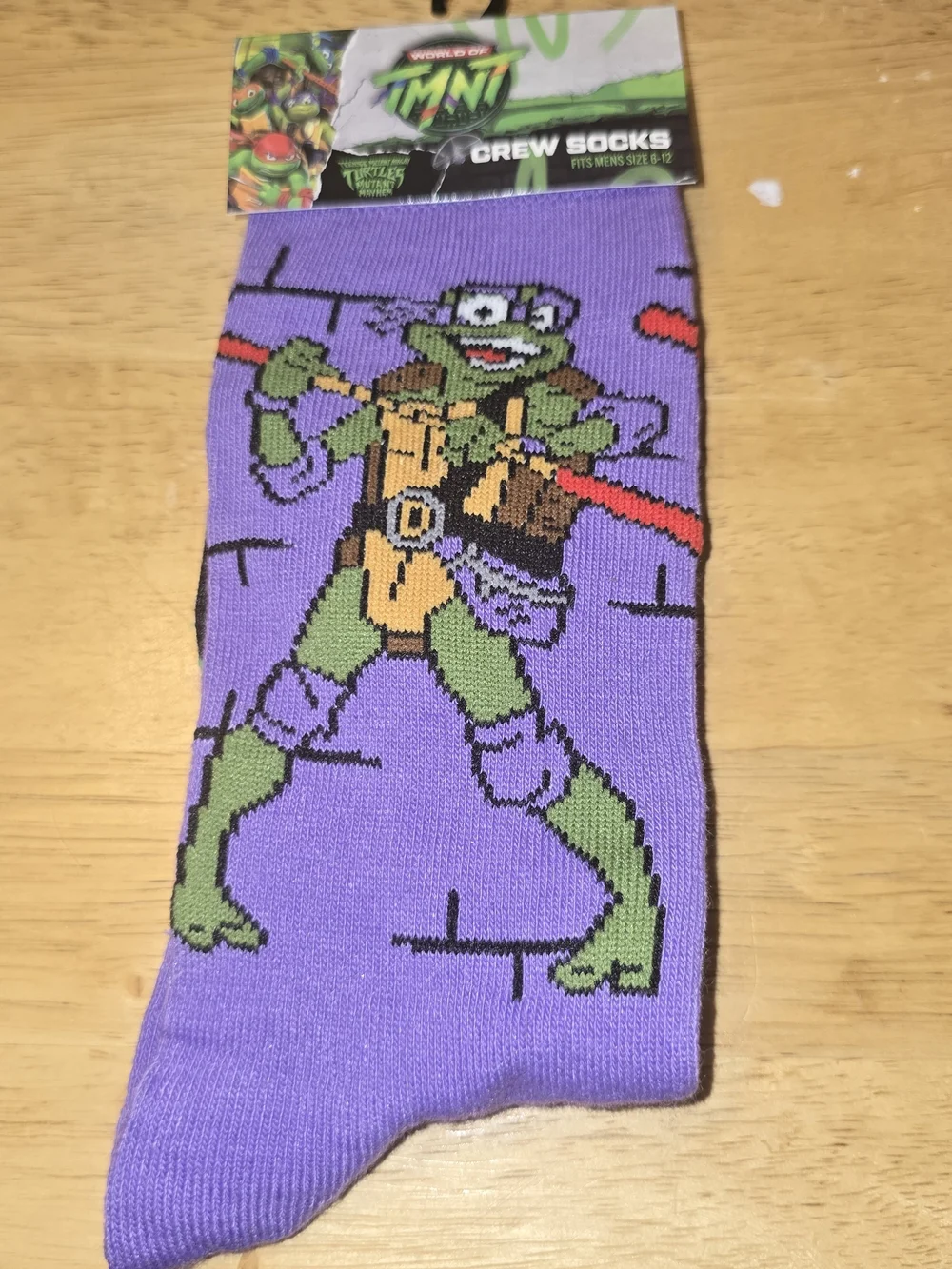 NWT Teenage Mutant Ninja Turtles - TMNT - Crew Socks Nickelodeon